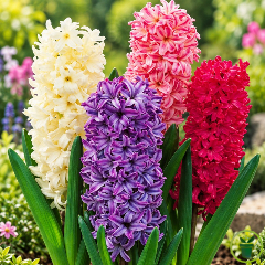 Jacinthe Mélange de Couleurs – Sachet de 5 bulbes