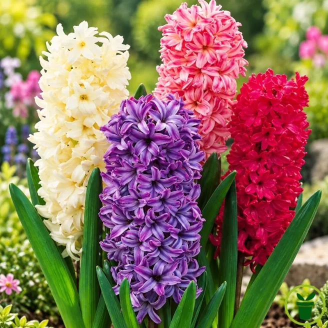 Jacinthe Mélange de Couleurs – Sachet de 5 bulbes
