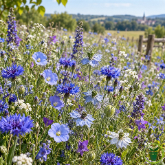 Mélange de fleurs Bucolique Bleu 2 grammes