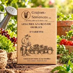 Graines de légumes anciens ou oubliés – Pack de 8 variétés 