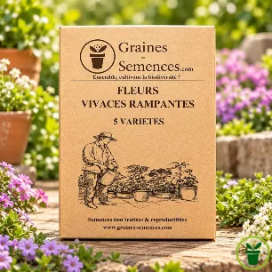 Fleurs vivaces rampantes  – pack de 5 variétés
