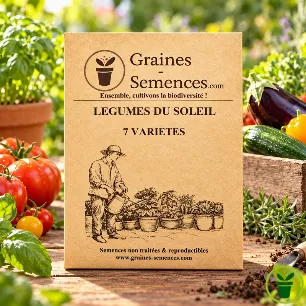 Légumes du soleil  - Pack de 7 variétés de légumes et d'aromates