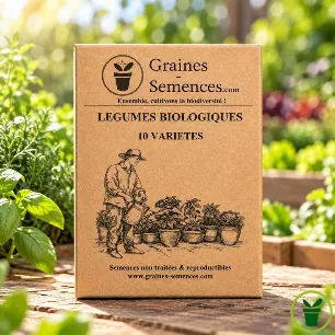 Graines de légumes BIO– pack de 10 variétés